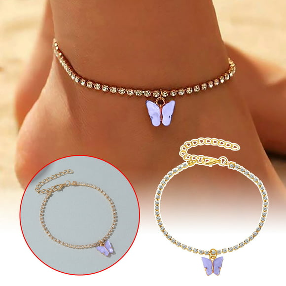 Fxbar Popular Foot Bracelet Women Fashion Starfish Pendant Bracelets Beach Alloy Adjustable Chain Anklet 